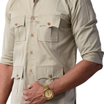 Men's Comfy Moss Green Hunting Style Shirt | Outdoor Comfort & Adventure